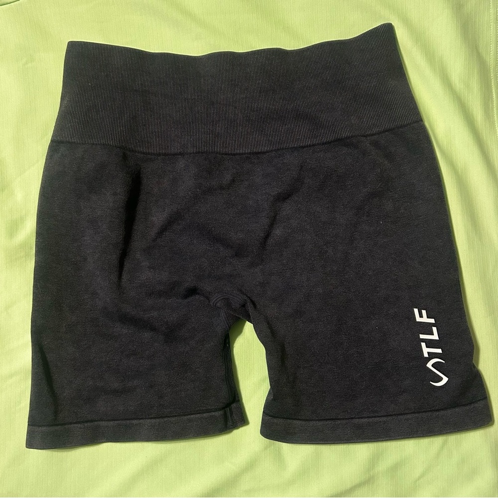 TLF sculpt seamless shorts in dark grey